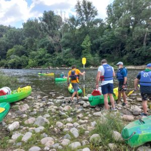 Seminar in Ardèche : Canoe challenge and a Walk to the centre of the Earth