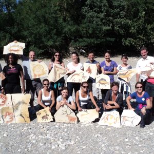 Team-building préhistorique au cœur de l'Ardèche