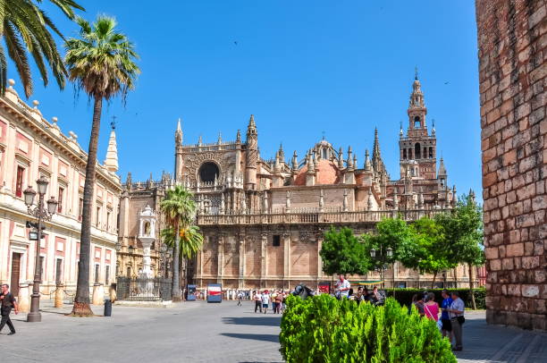Seville Cathedral and Triumph Square (Plaza del Triumfo), Spain