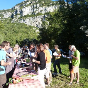 Séminaire vert en Ardèche - Challenge canoë et spéléologie