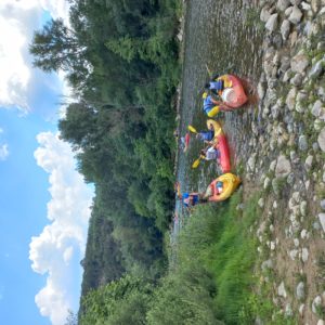 Séminaire vert en Ardèche - Challenge canoë et spéléologie