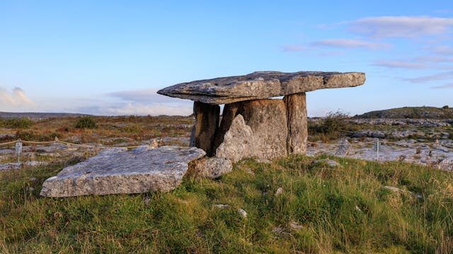 Dolmen de BURREN - visite de lIrlande du sud