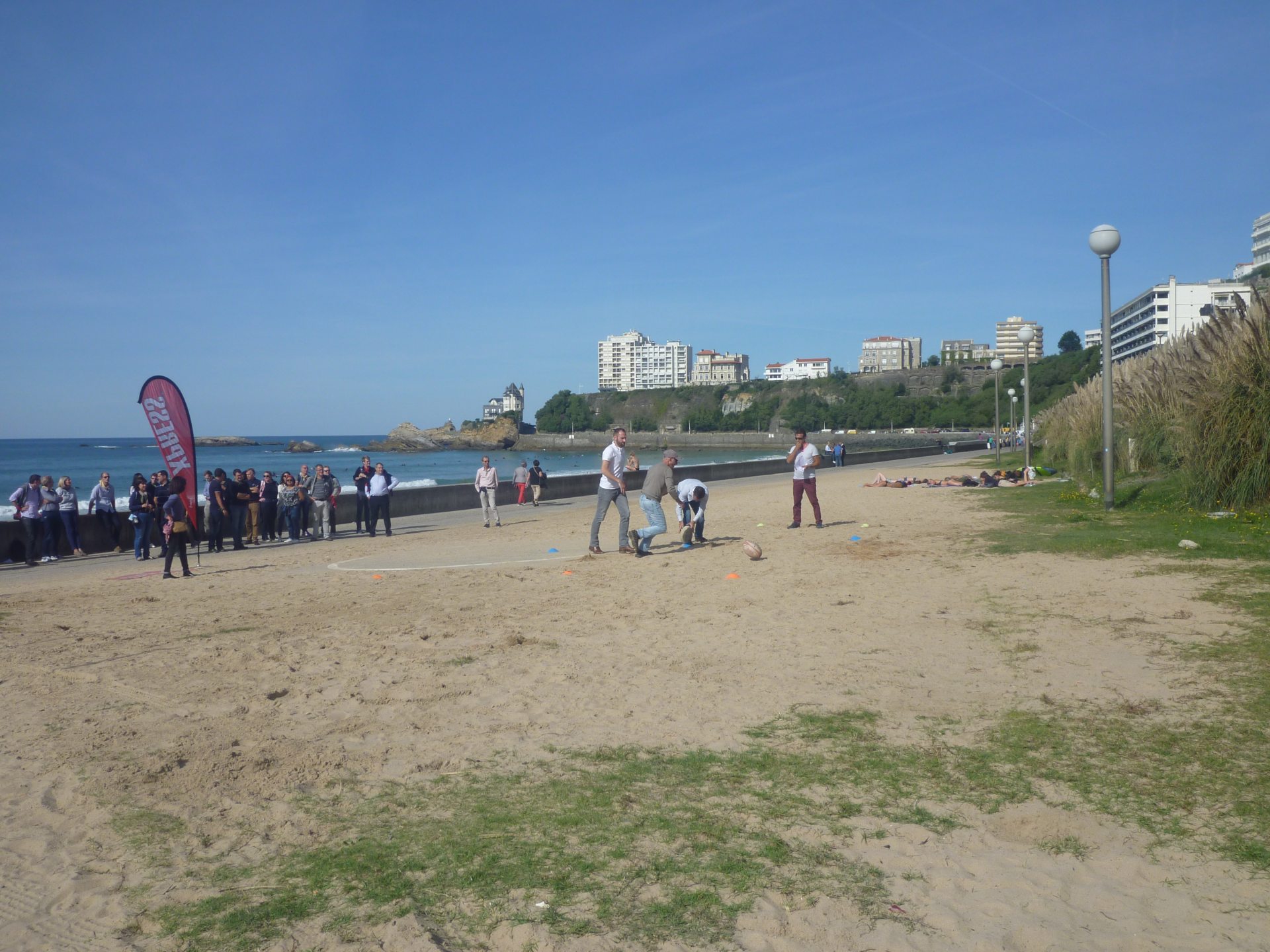 Team-building basque plage