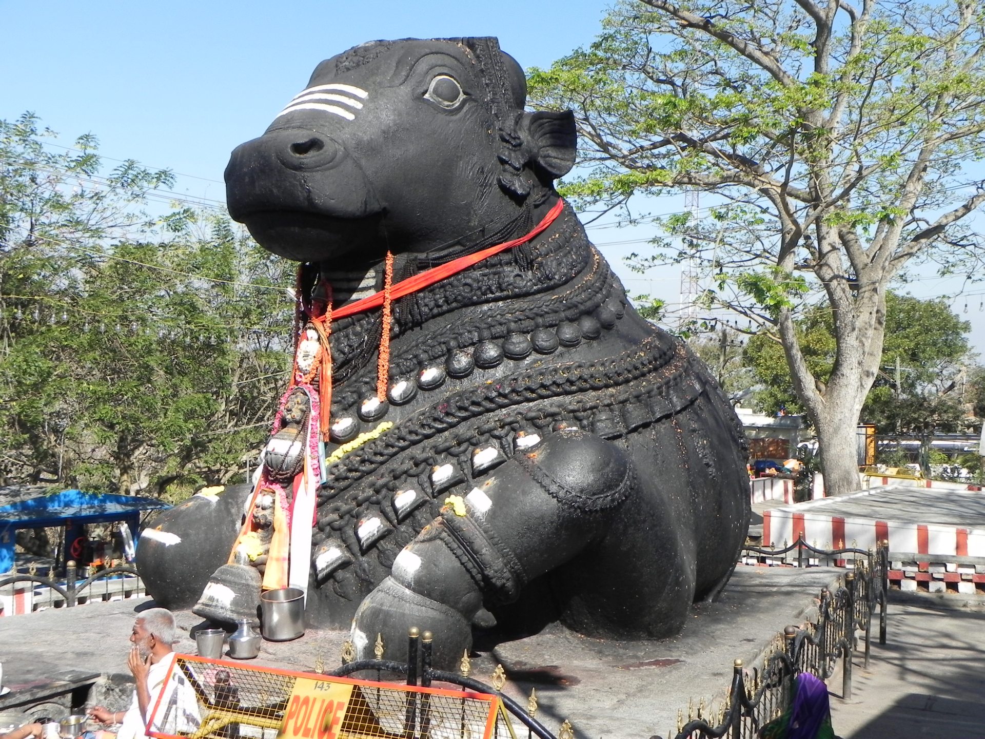 Découverte de la culture Indienne - Taureau Nandi monture mythique de Shiva