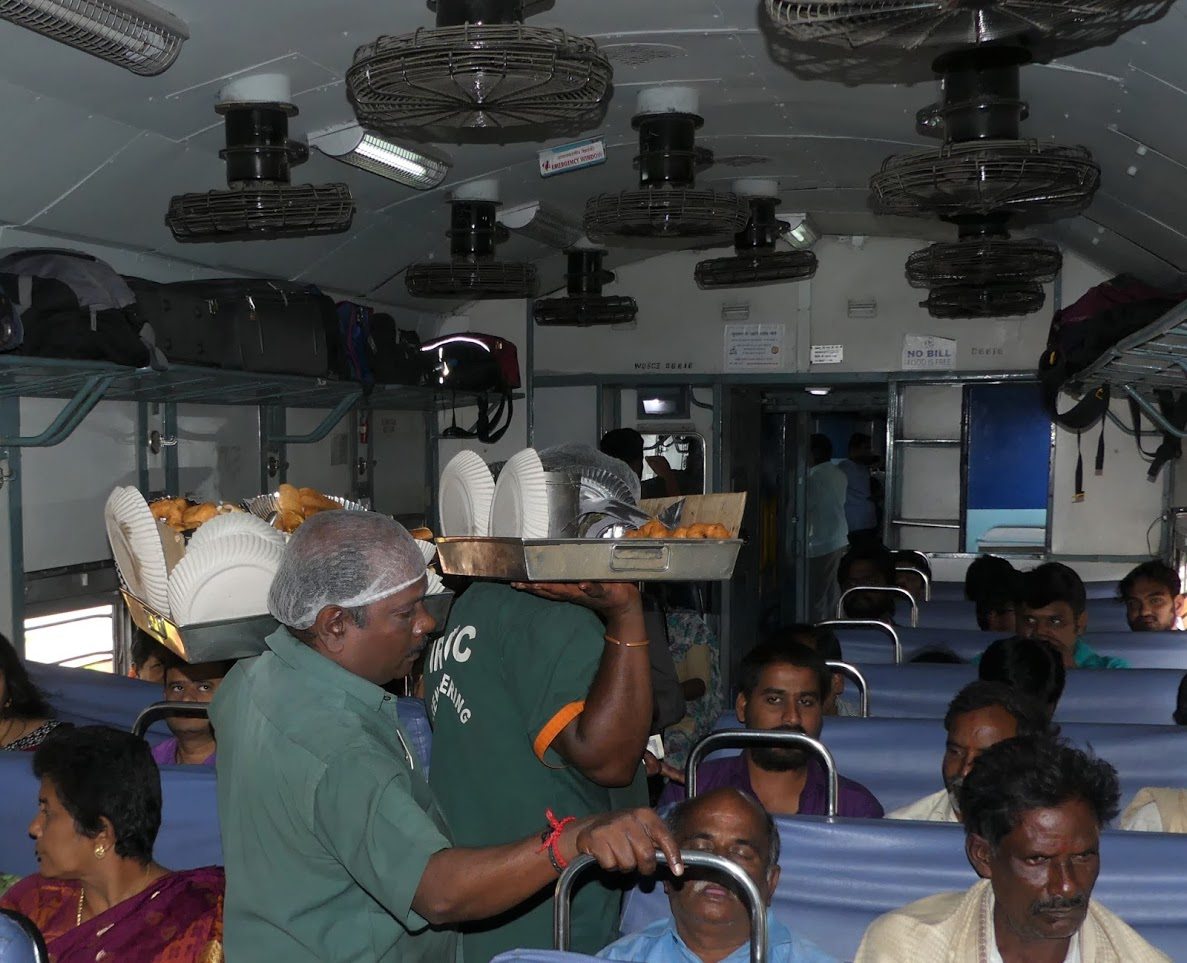 Voyage en train en Inde du Sud